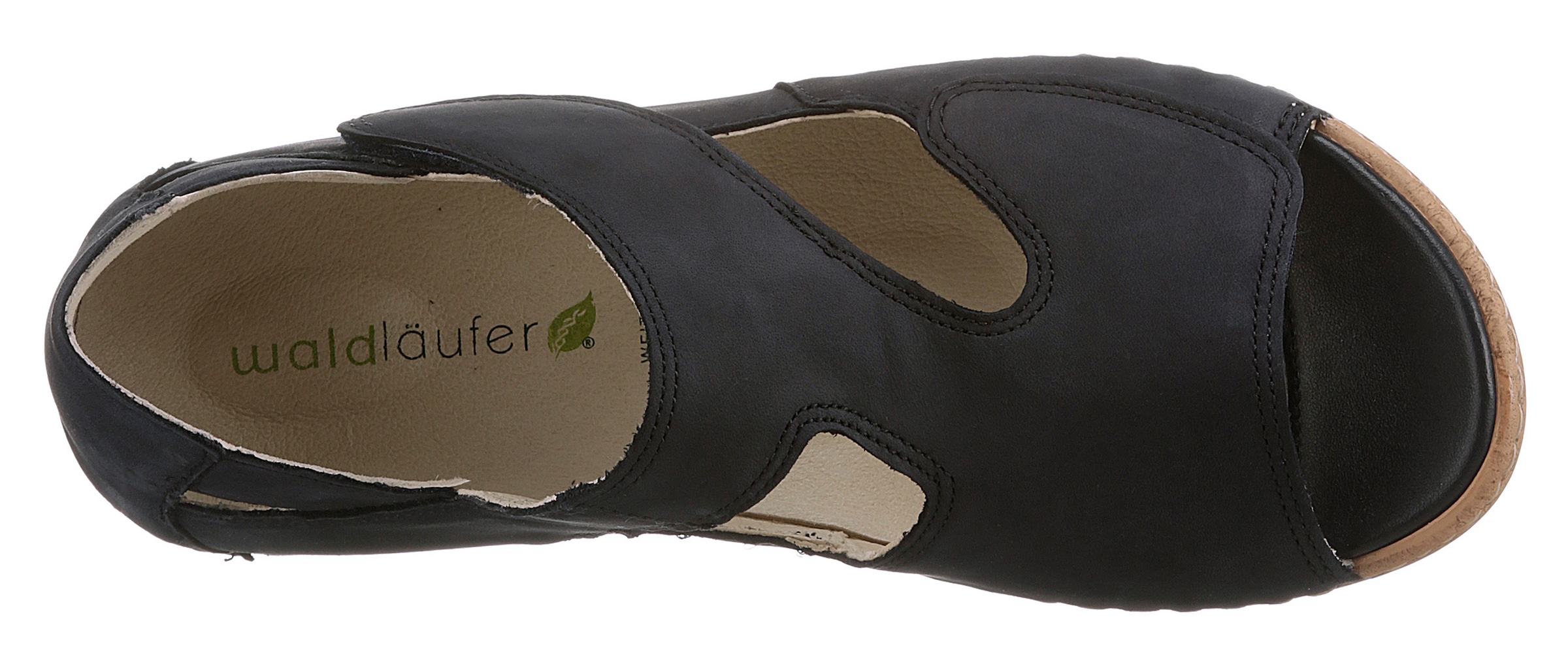 Waldläufer Riemchensandale »HELIETT«  , Sommerschuh, Sandalette, Keilabsatz, mit Rahmennaht, H-Weite