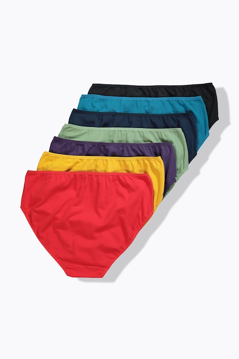 Midi-Slips, 7er-Pack, verschiedene Farben