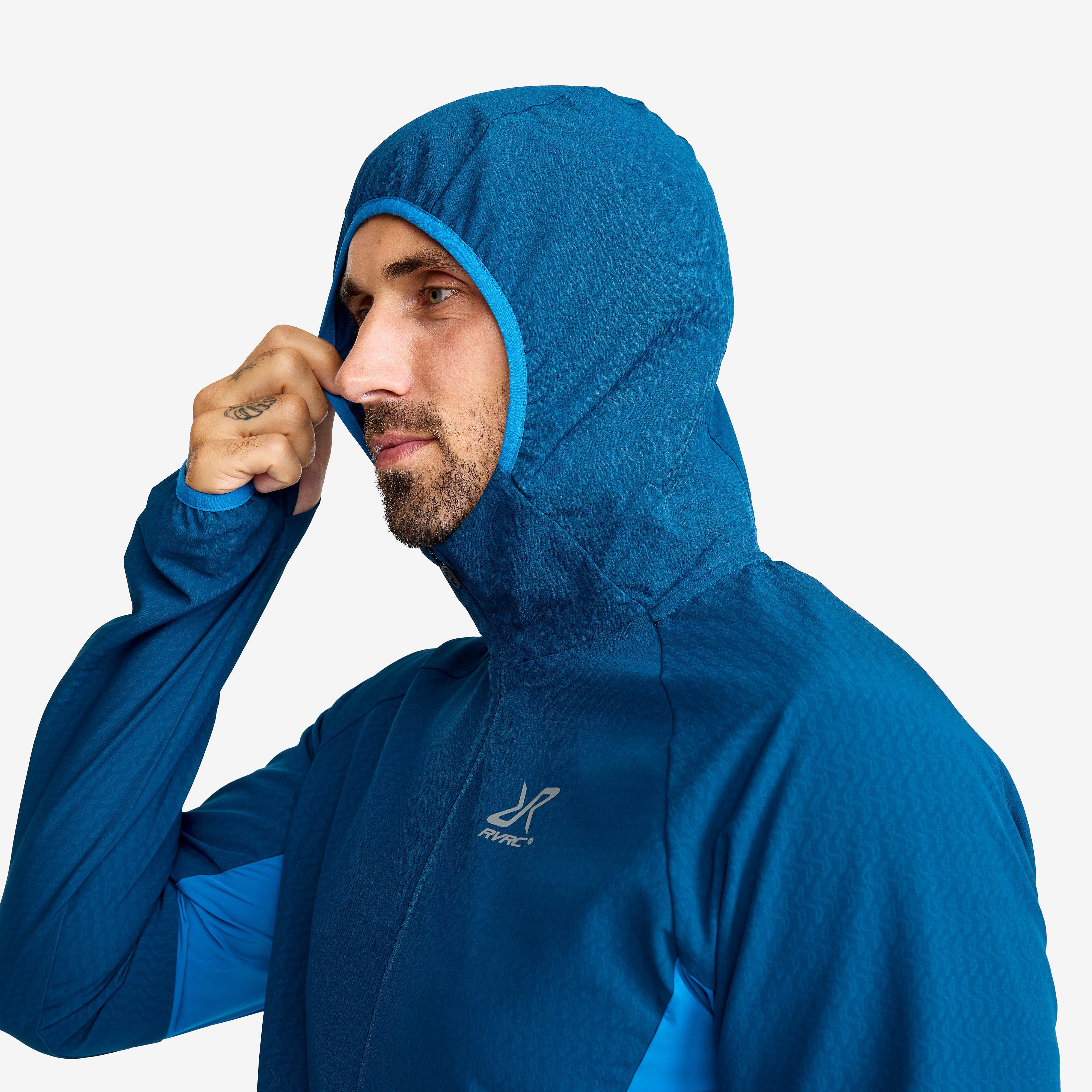Distance Pro Wind Jacket Herre Imperial Blue/Blue Opal