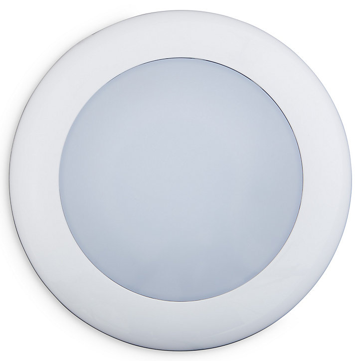 Spot extérieur étanche Blooma Ekalaka blanc Ø220 mm IP65