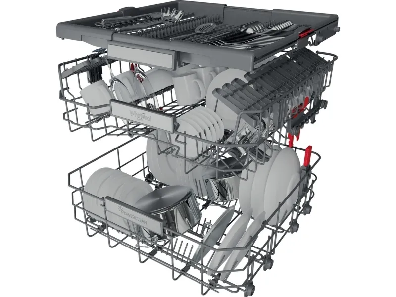 Whirlpool WIO 3P33 PL, Fuldt indbygget, Fuld størrelse (60 cm), Hvid, 1,3 m, 1,55 m, 1,5 m