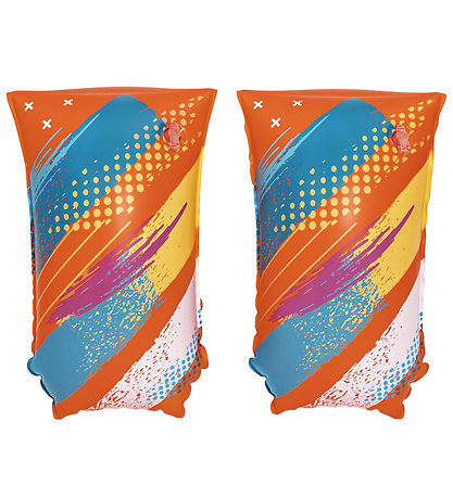 Bestway Bådevinger - 24-60 kg - Colorify - Orange m. Striber