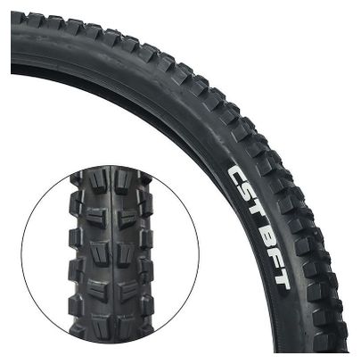 Pneu Cst Bft C-1752 Dual Eps Tubeless Foldable VTT  Noir 27.5´´ / 2.40