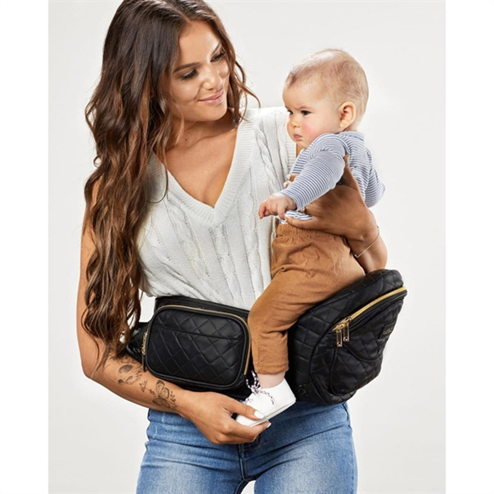 Køb Tushbaby V2 Hip Carrier Vegan Leather Black