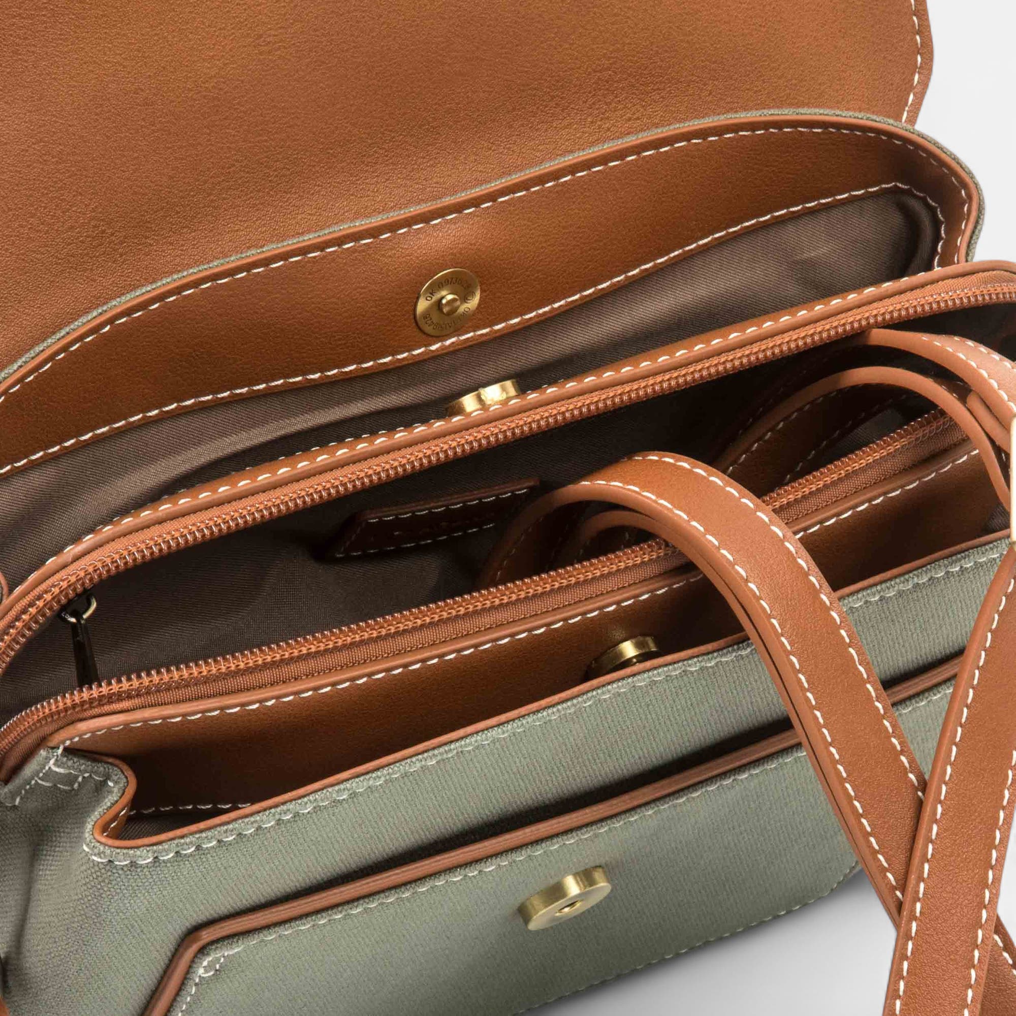 Sac bandoulière kaki