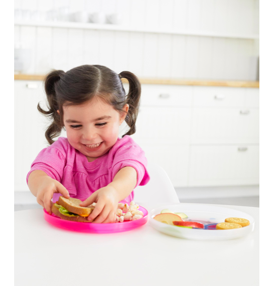 ASSIETTE ZOO PLATES - BUTTERFLY - Ecru