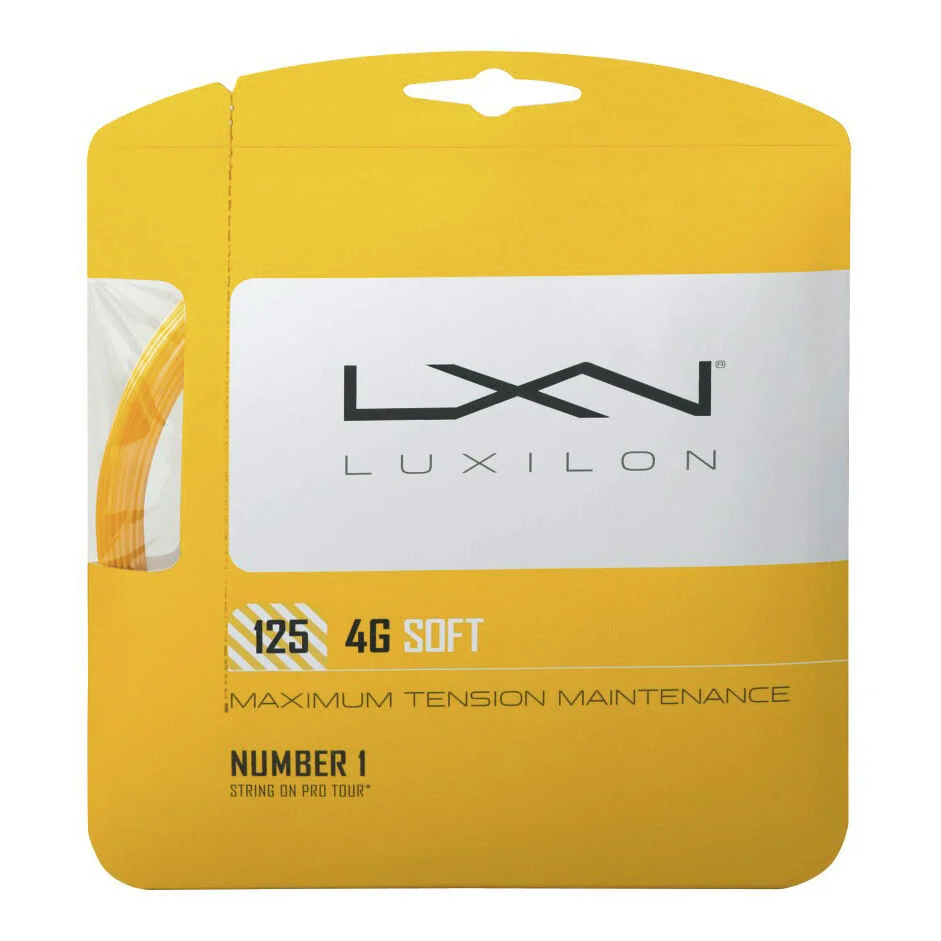 Luxilon 4G Soft Cordage En Garniture 12,2m - Or