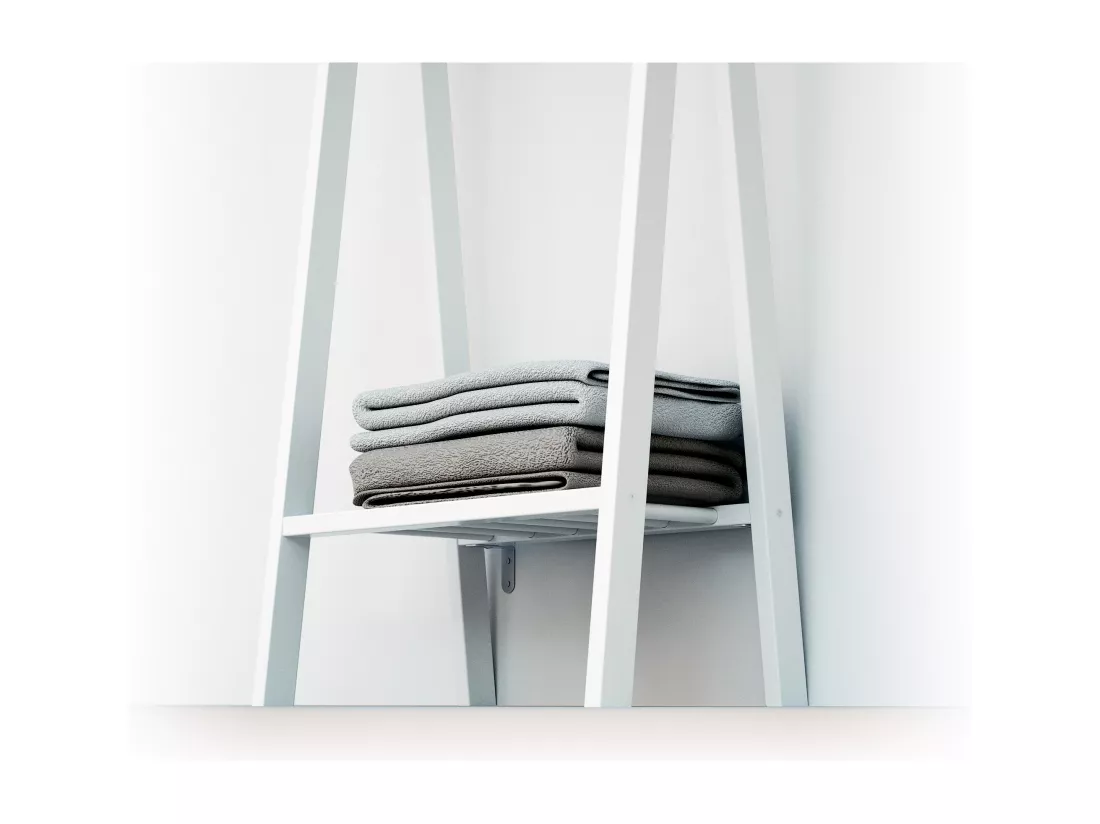 Porte vêtement enfant en bois ESSENTIEL Blanc 50 x 30 x 130 cm