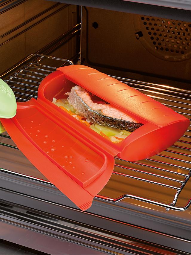 Dampfbox Platin-Silikon, antihaft, 0,65 L