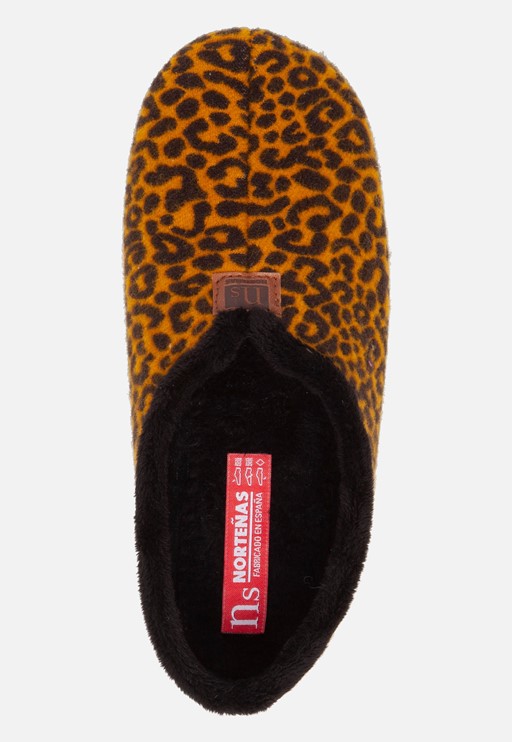 Nortenas Pantoffels luipaard Textiel 270214
