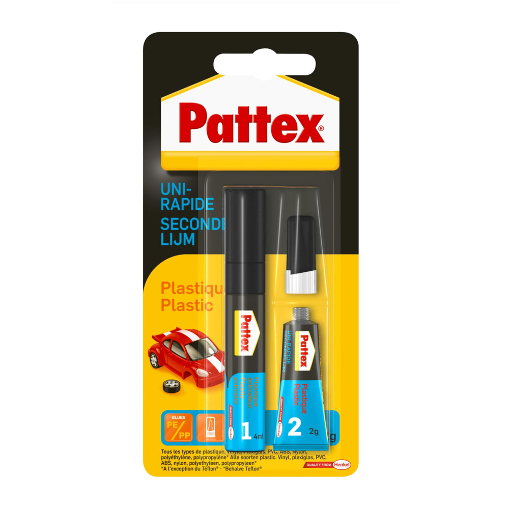 Pattex Secondelijm Plastic2 gr