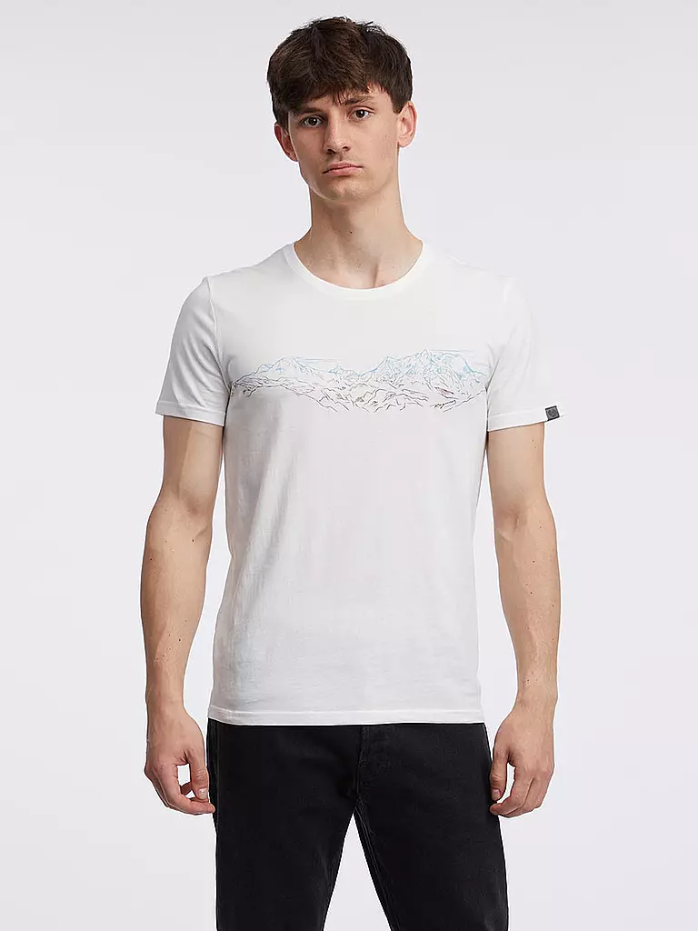 RAGWEAR T-Shirt HORIZ weiss