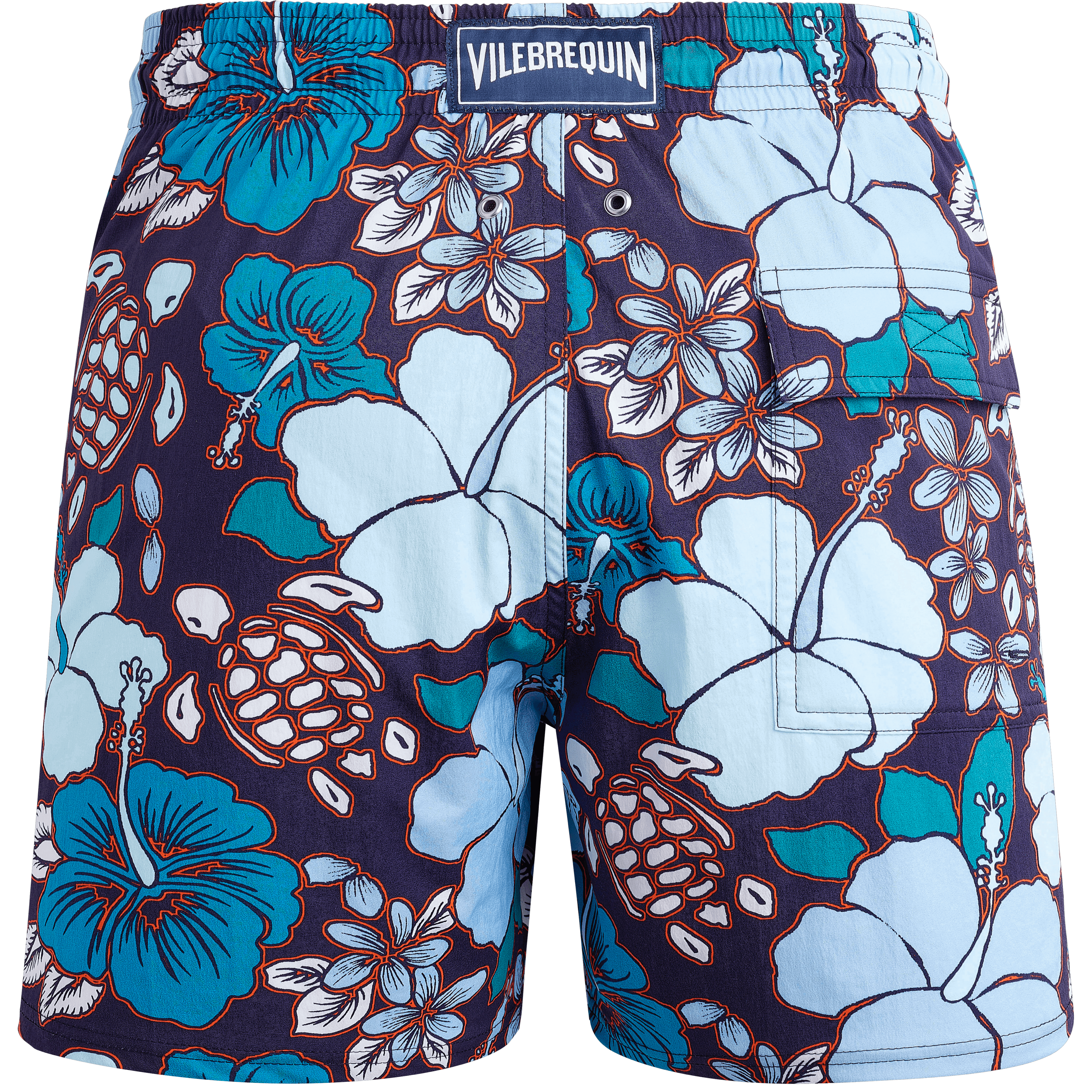 Maillot de Bain Court Stretch Homme Tropical Turtles