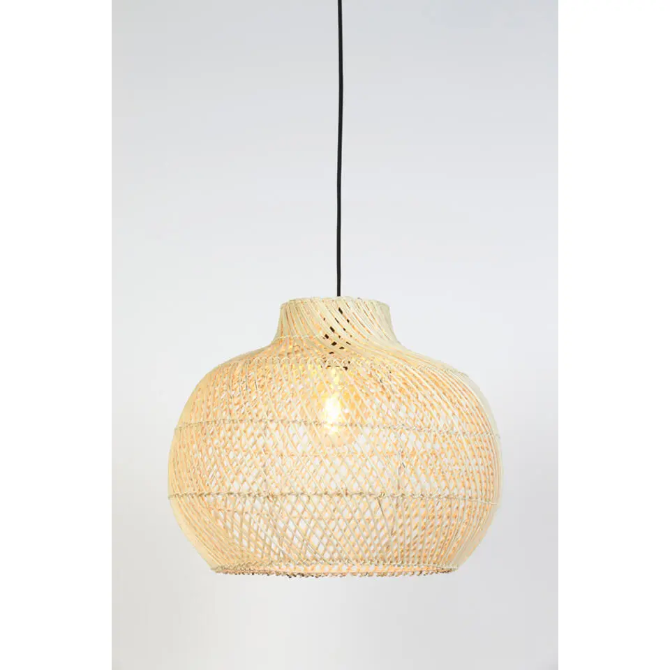 Light & Living Charita rotan E27 naturel hanglamp
