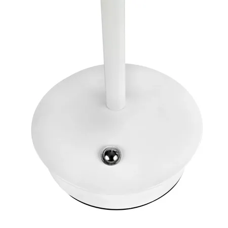 Idena LED Tischleuchte mit Akku in weiß, 29cm, dimmbar