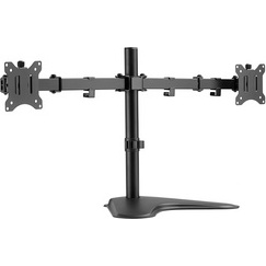 Bras support double, socle, longueur du bras 390 mm
