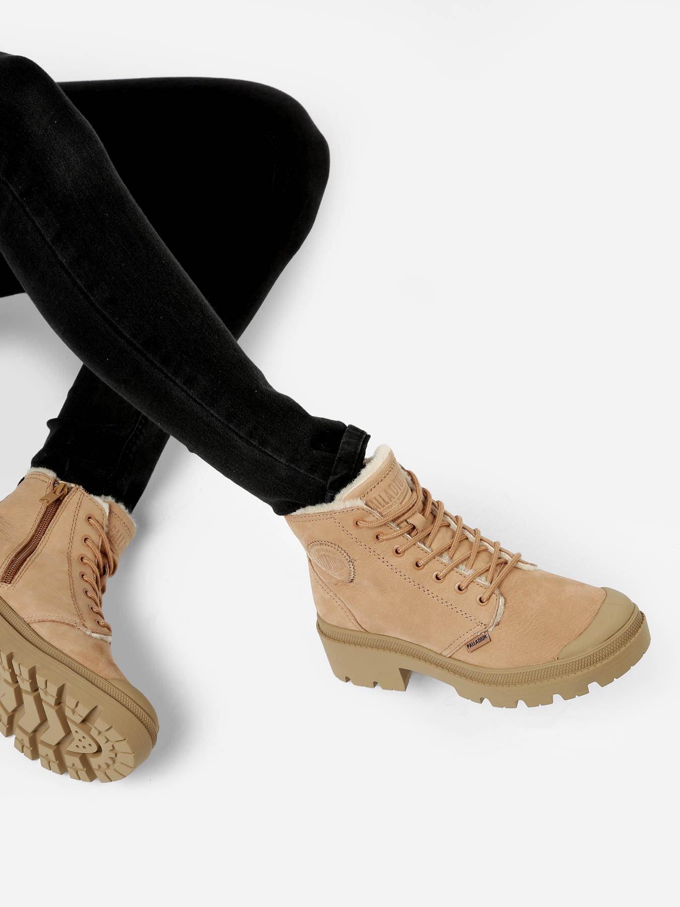 Bottines Pallabase NBK en cuir PALLADIUM