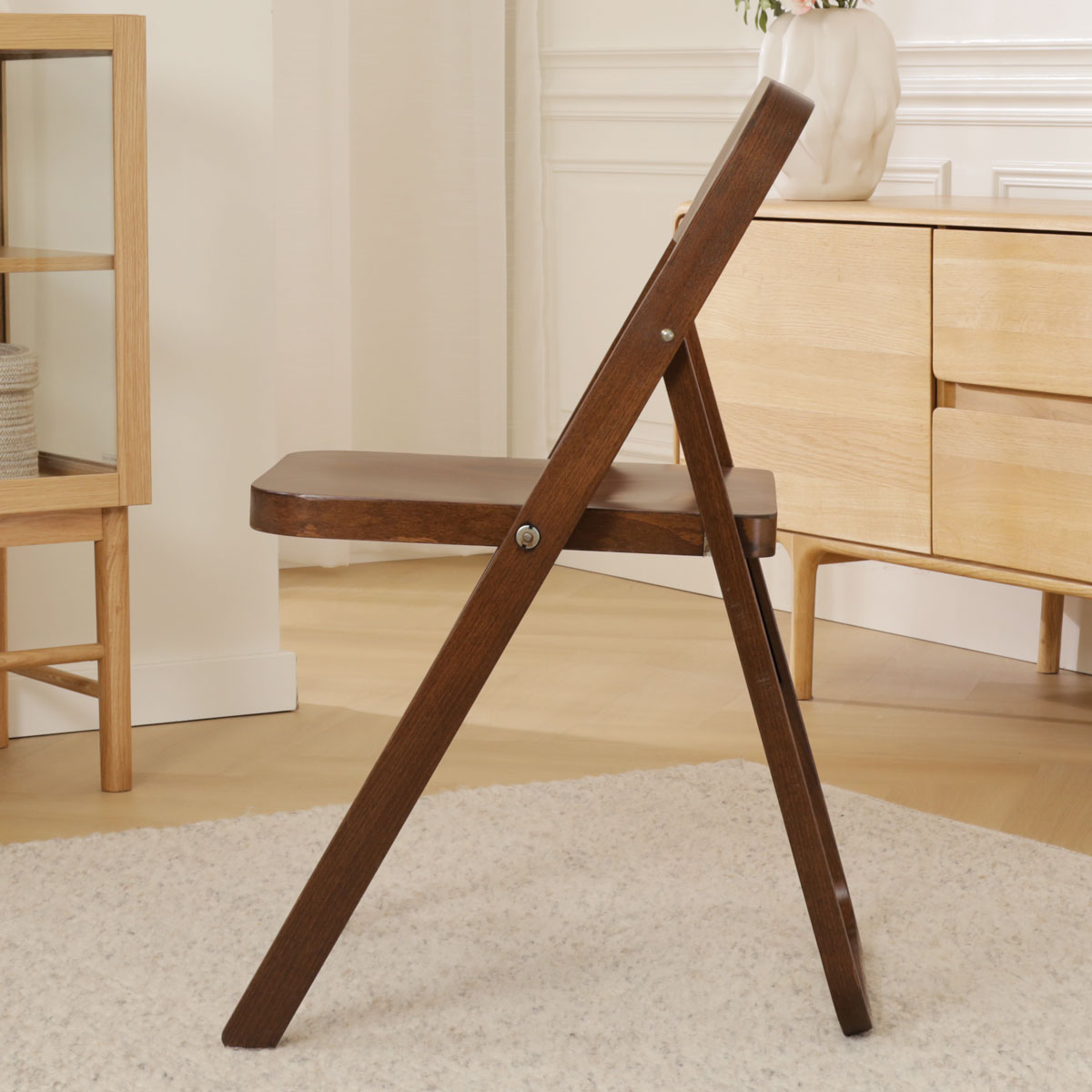 Houten klapstoel Flip - walnoot
