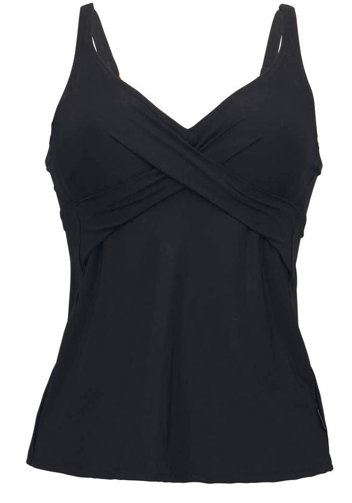 Rosa Faia Bügel-Tankini-Top »Maily« integrierte Bügel, verstellbare Träger, Wickellook, V-Ausschnitt