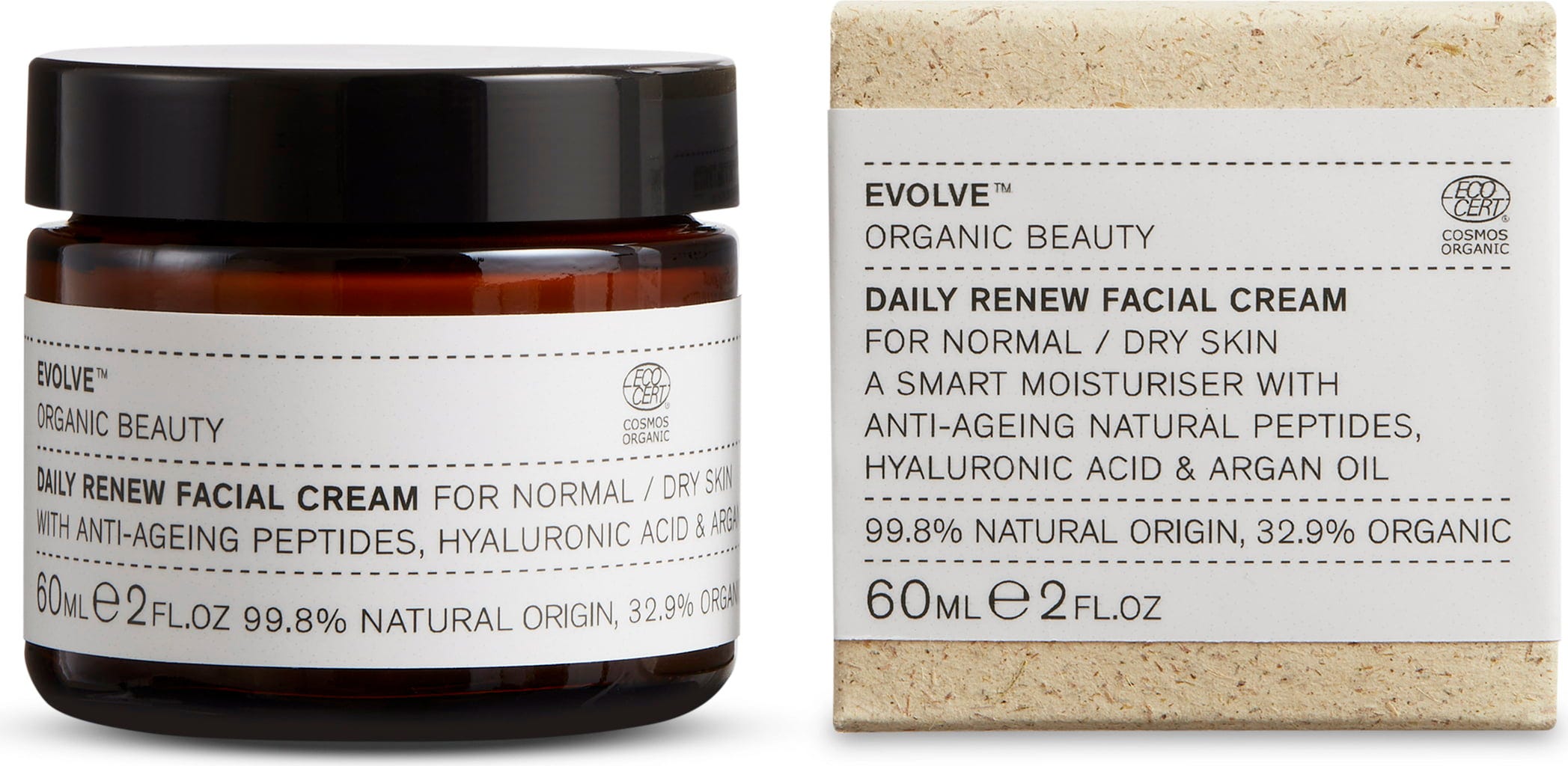 Evolve Organic Beauty  Daily Renew Facial Cream, 60 ml
