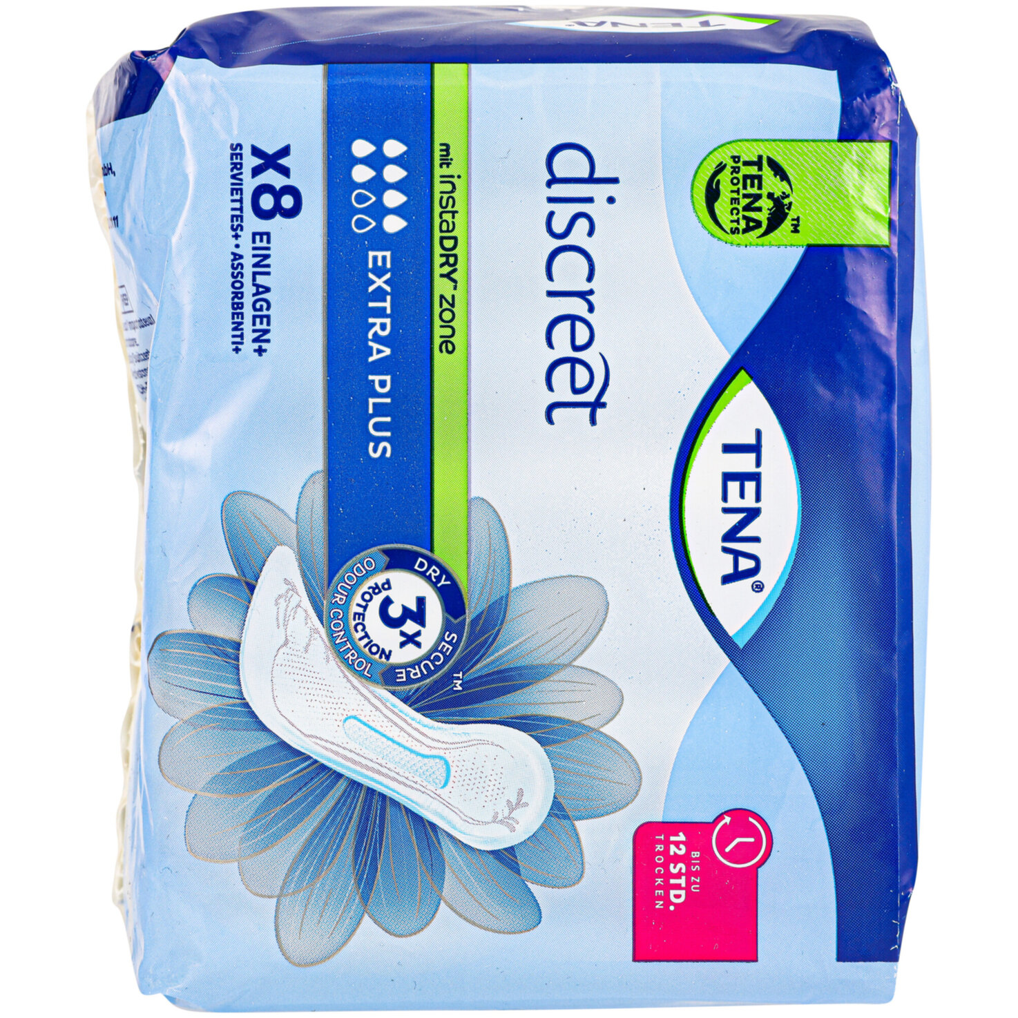 Tena Discreet Inkontinenz-Einlagen Extra Plus 8 Stück