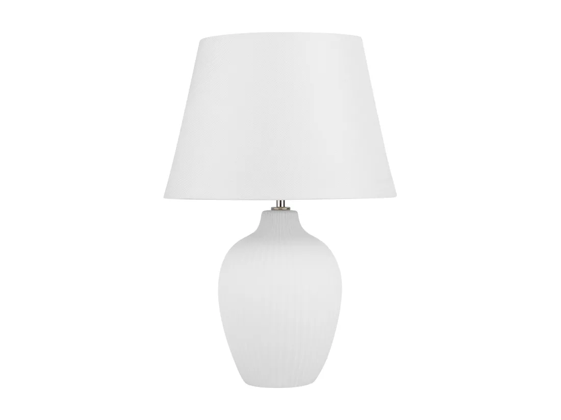 Lampe à poser FERGUS Céramique Blanc