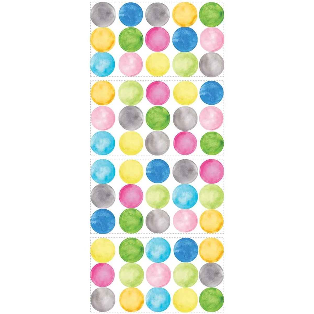 Thedecofactory Stickers Pois Aquarelle
