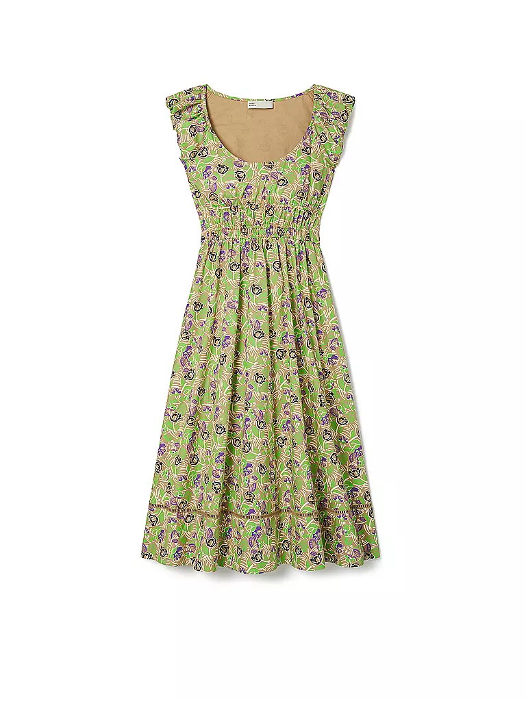 TORY BURCH Midikleid grün