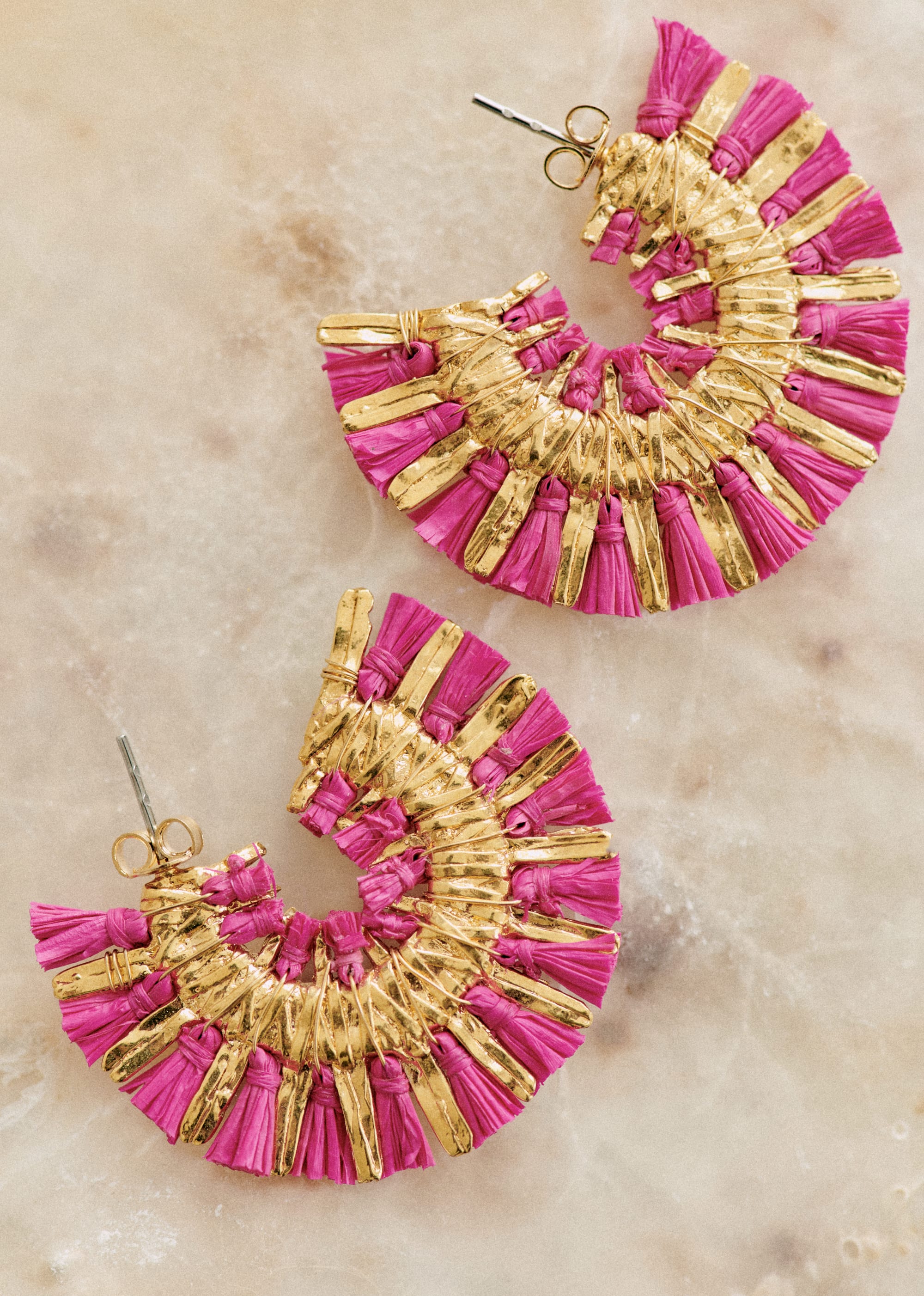 Anneaux Mathis - Fuchsia - E-SHOP/BIJOUX Boucles d'Oreilles 5905790