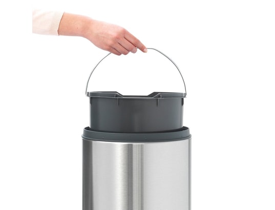 BRABANTIA - Poubelle Touch Touch bin new 30 L - matt steel