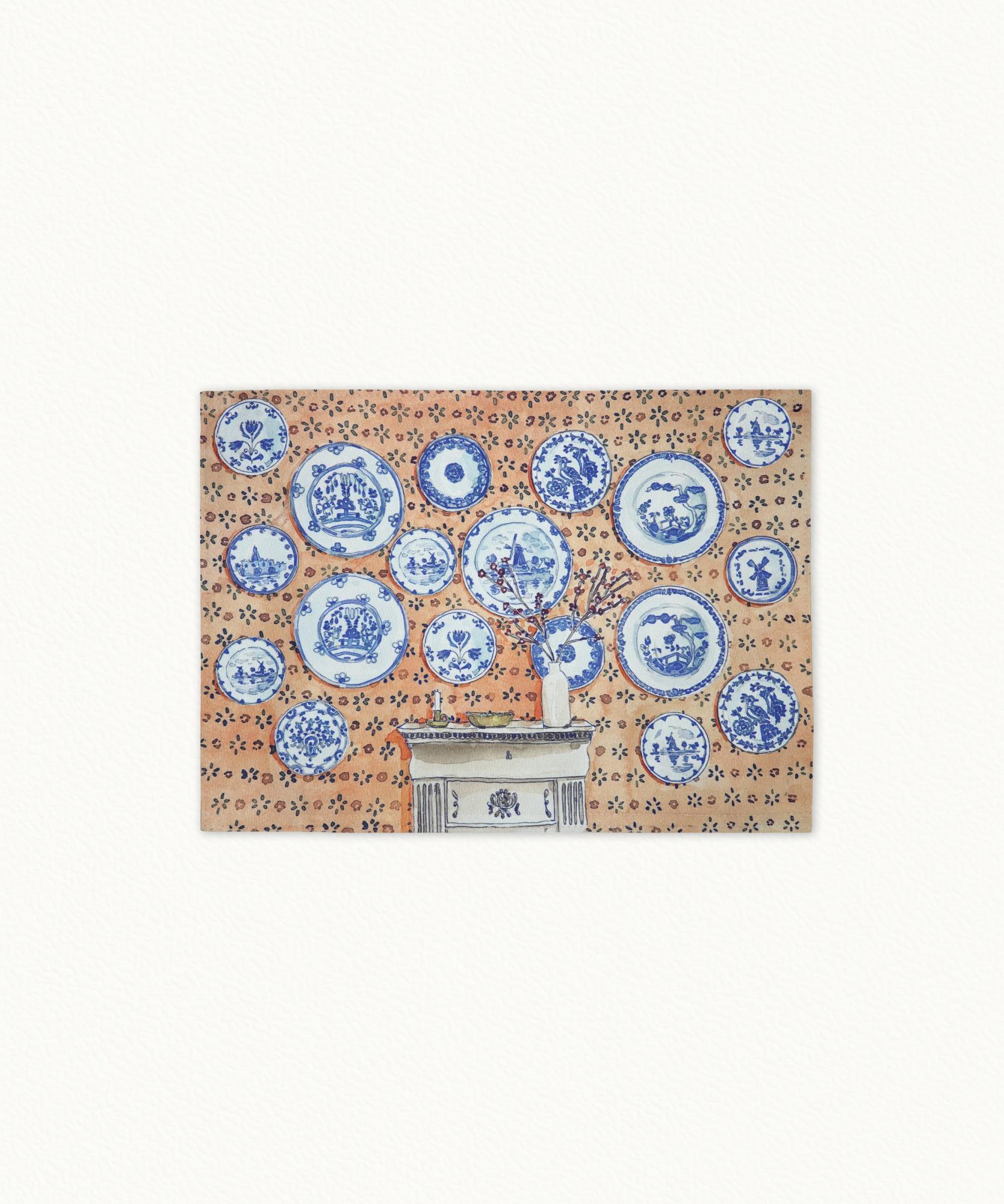 Set de table Faience  100% Polyester - 45 x 33cm