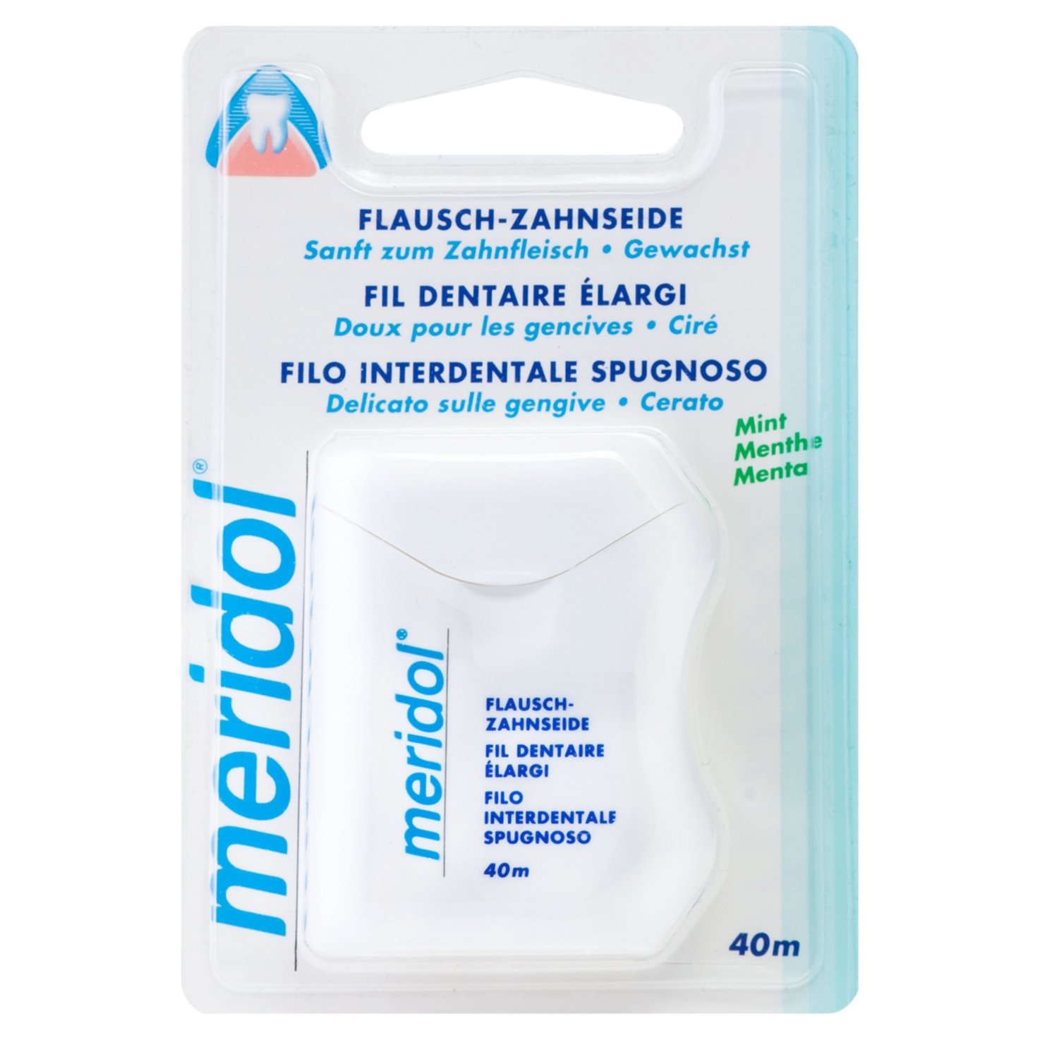 meridol Flausch-Zahnseide 40m