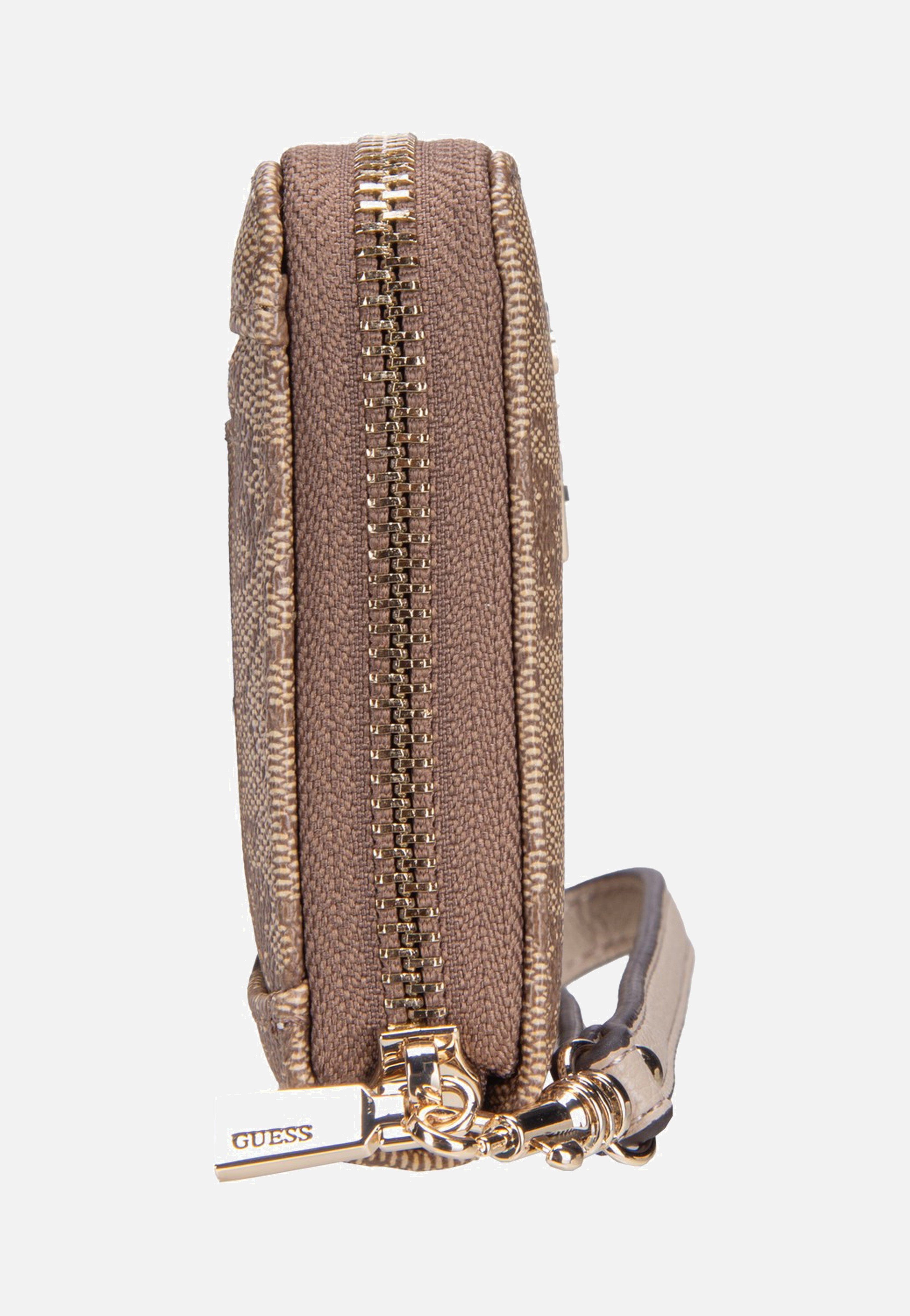 Laurel II Slg Large Zip Around Latte Logo - Portemonnaie