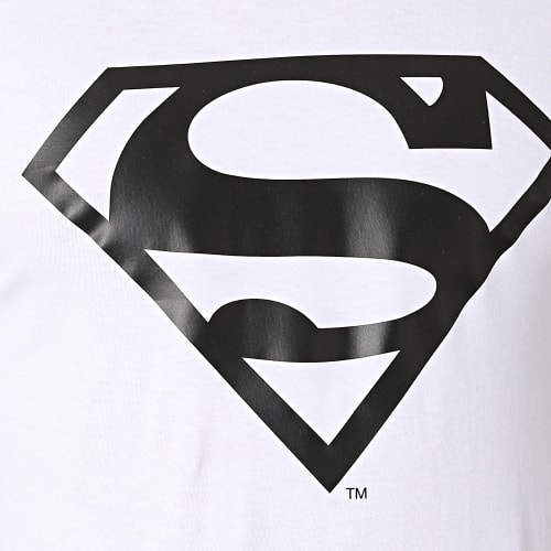 Tee Shirt Logo Blanc Noir