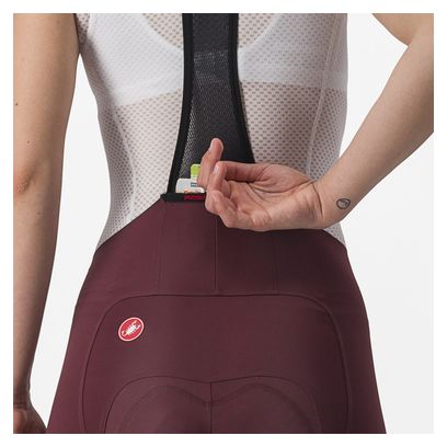 Cuissard Court à Bretelles Femme Castelli Free Aero RC Bordeaux
