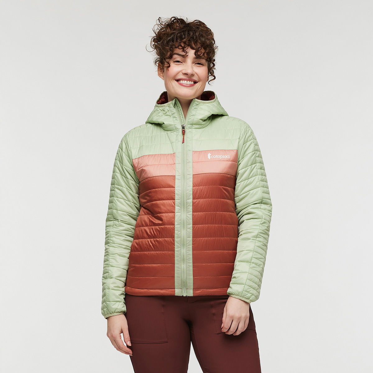 Cotopaxi Capa Insulated Hooded jakke, dame  (Green Tea)
