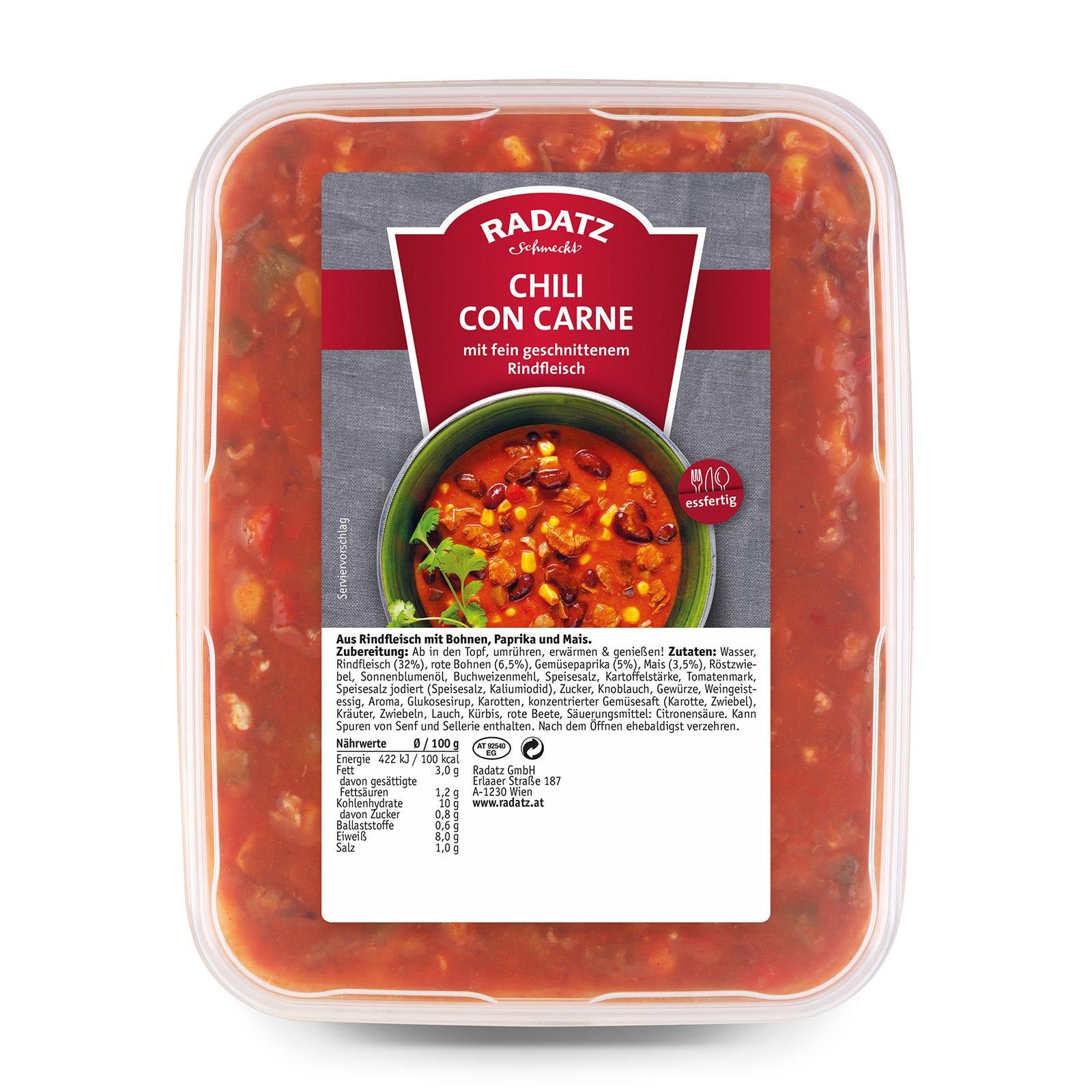 Radatz Chili con Carne