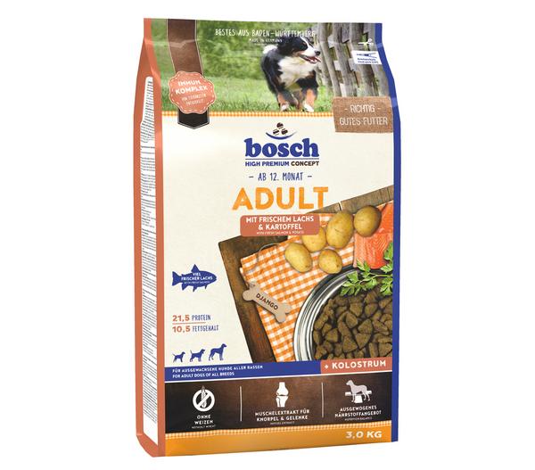 bosch Trockenfutter für Hunde Adult, Lachs &
