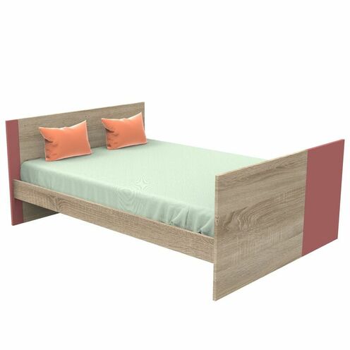 Lit 70x140 cm évolutif en lit junior 200 cm NOVA Rose - SAUTHON