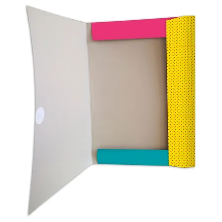 RNK Verlag Zeichenmappe aus Flexi-Karton, “Pop Art” für DIN A2