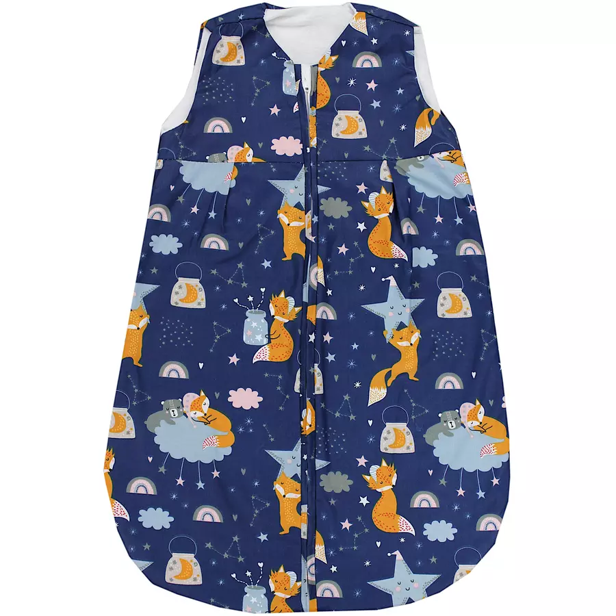 TupTam Baby Sommer Schlafsack Ärmellos Unwattiert dunkelblau