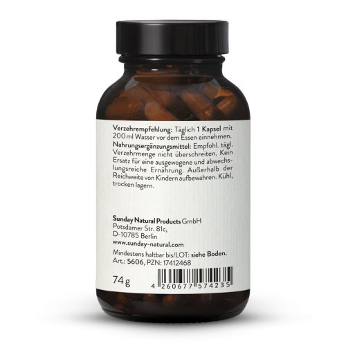 Sunday Natural Products  Artischocken Extrakt Kapseln