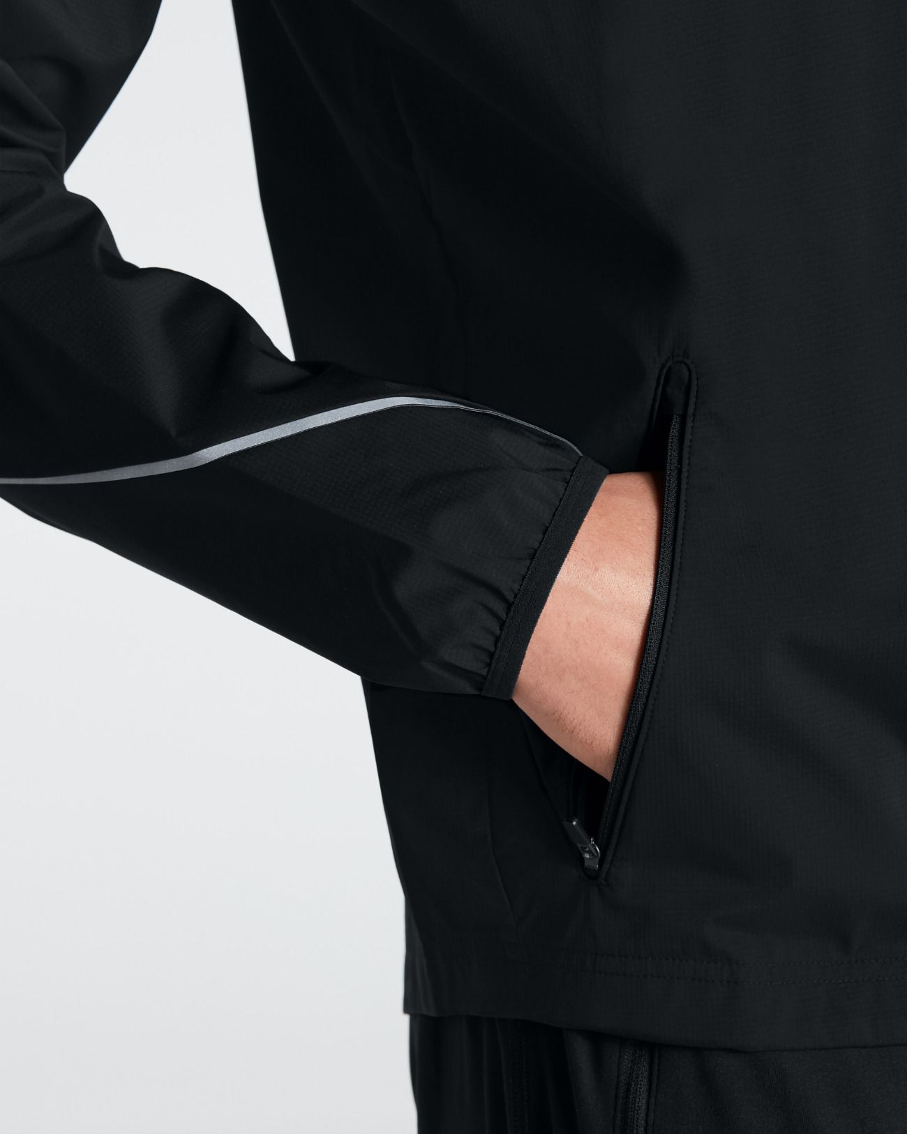 Veste de pluie Nike Woven Noir pour homme