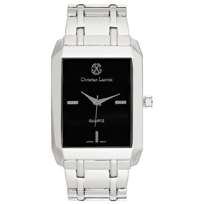 Montre - Acier inoxydable argenté - Homme