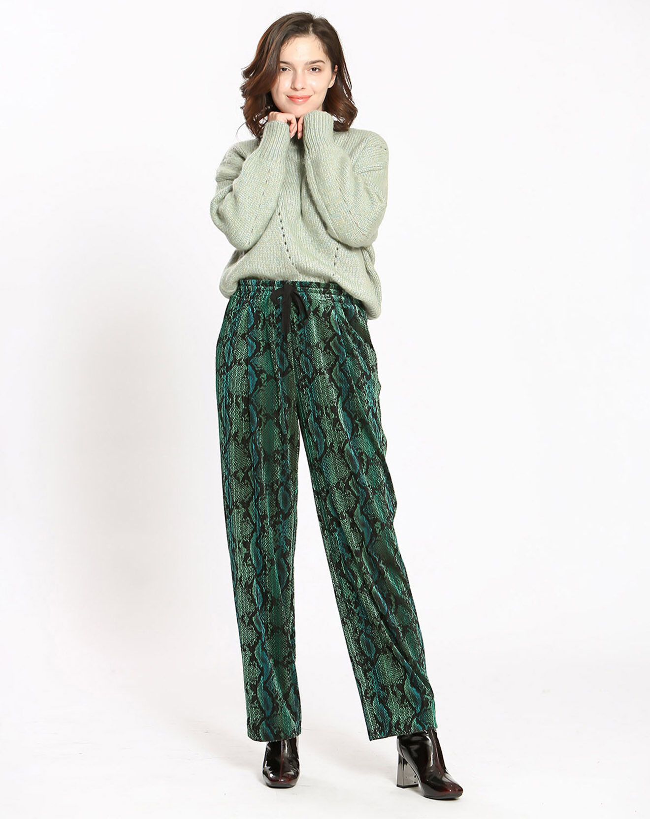 See u Soon Pantalon Apolline vert