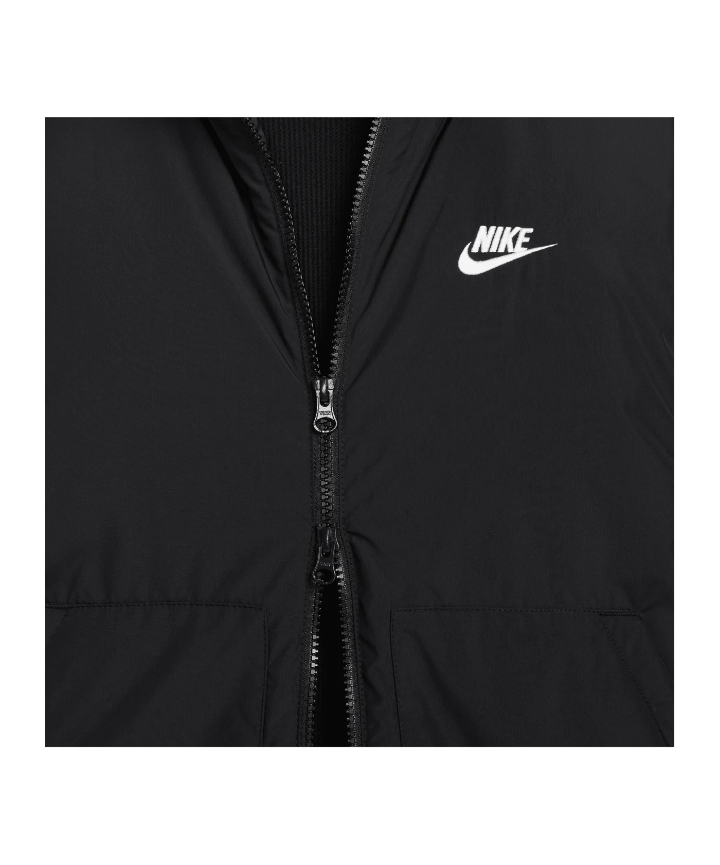 Nike Club Woven Weste Schwarz Weiss F010