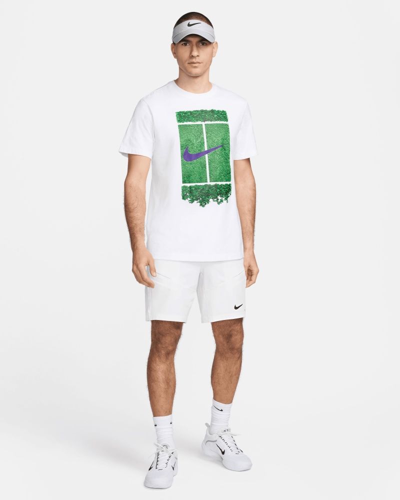 T-shirt Nike NikeCourt Blanc pour homme