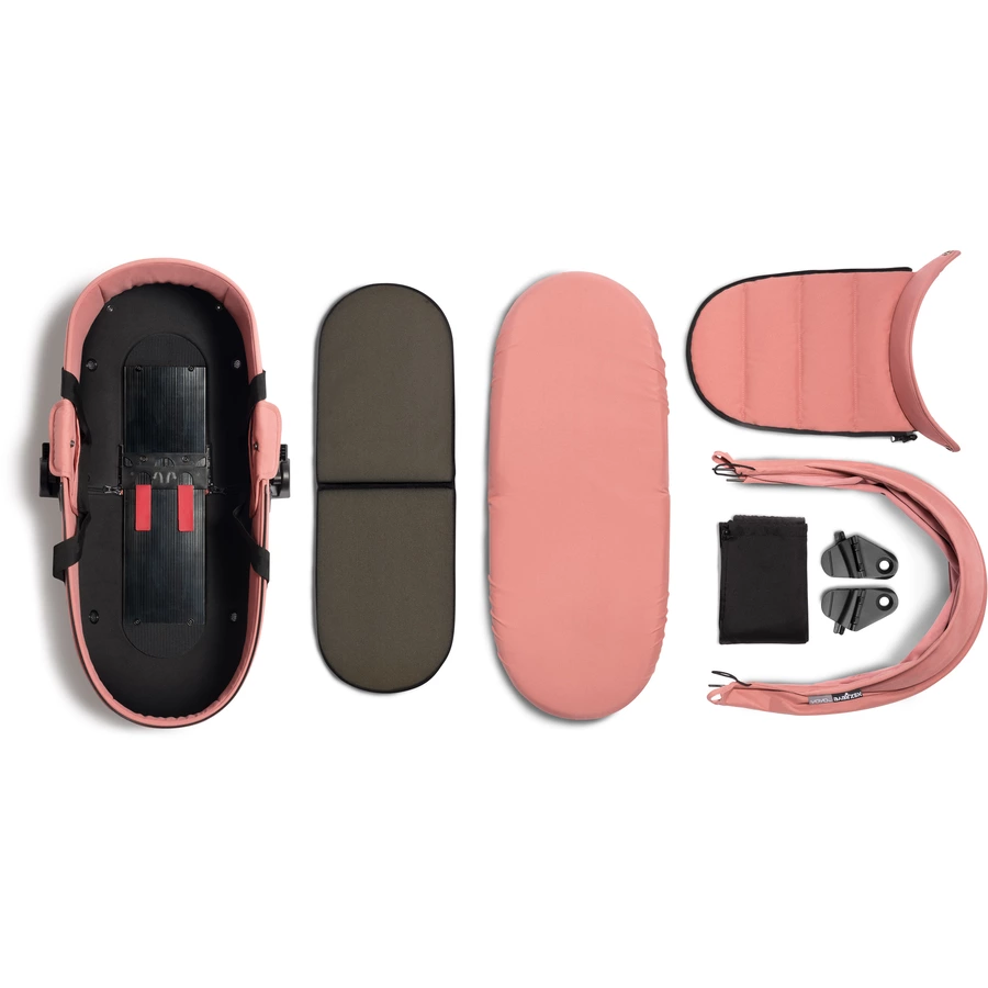 BABYZEN Kinderwagen YOYO2 0+ Black mit Liegewanne Ginger
