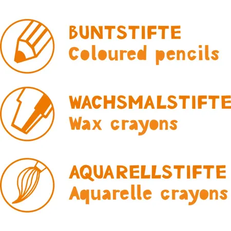 Die Spiegelburg 3-in-1 Buntstifte - Die Lieben Sieben