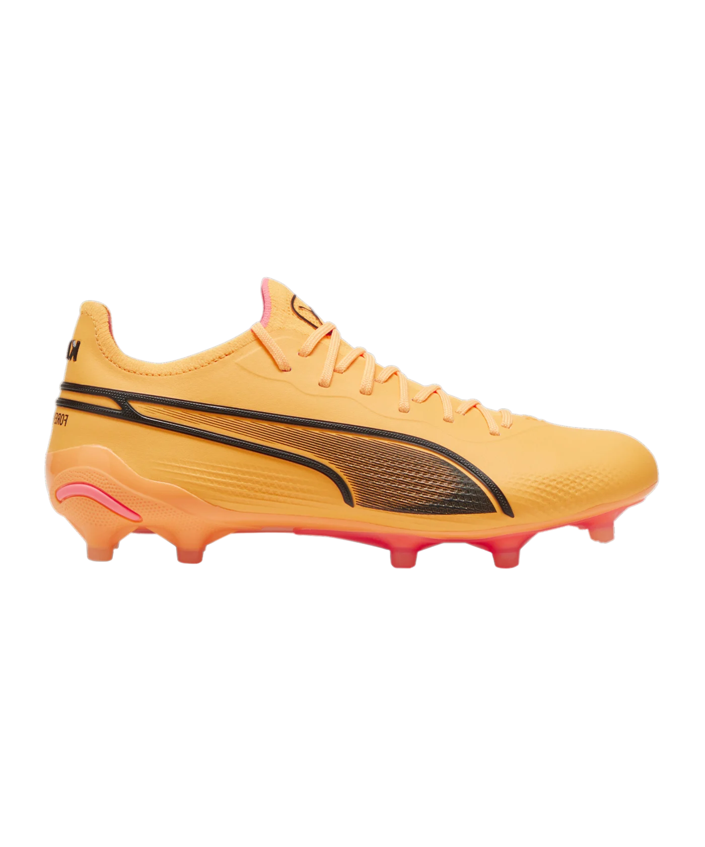 PUMA KING Ultimate FG/AG Damen The Forever Faster Orange Schwarz F05